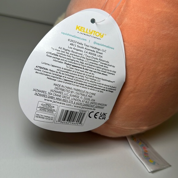 Squishmallows Alba the Mushroom Stuffed Plush 8" - Picture 6 of 9